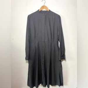 Uniqlo Long-Sleeve Shirt Dress